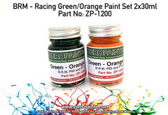 Slotcars66 Zero paints green - BRM racing 