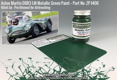 Slotcars66 Zero paints green (metallic reen) - Aston Martin DBR3S LM 