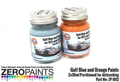 Slotcars66 Zero paints orange (Gulf orange) - classic Gulf 