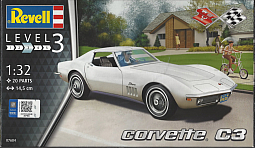 Slotcars66 Chevrolet Corvette C3 Stingray 1/32nd scale Revell plastic construction kit 